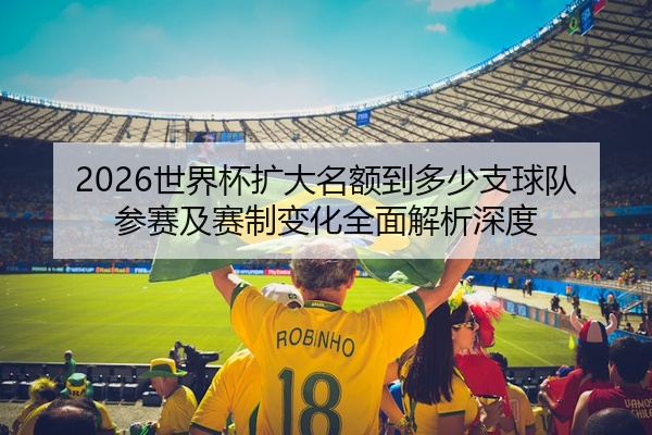 2026世界杯扩大名额到多少支球队参赛及赛制变化全面解析深度